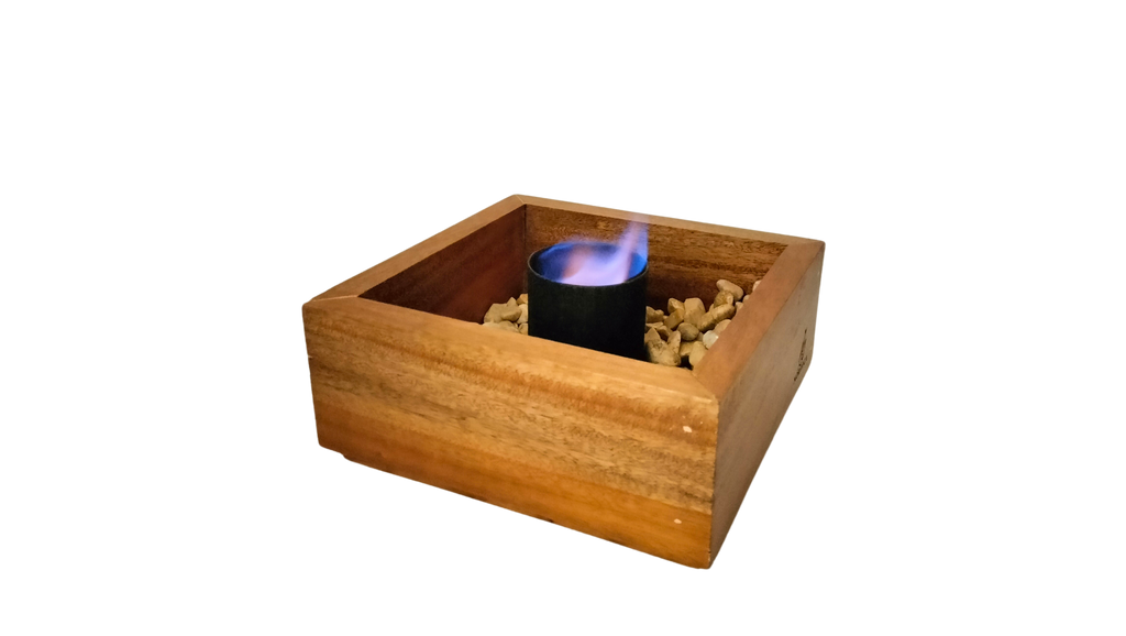 Chimenea Cuadrada de Bioetanol 25 x 25cm