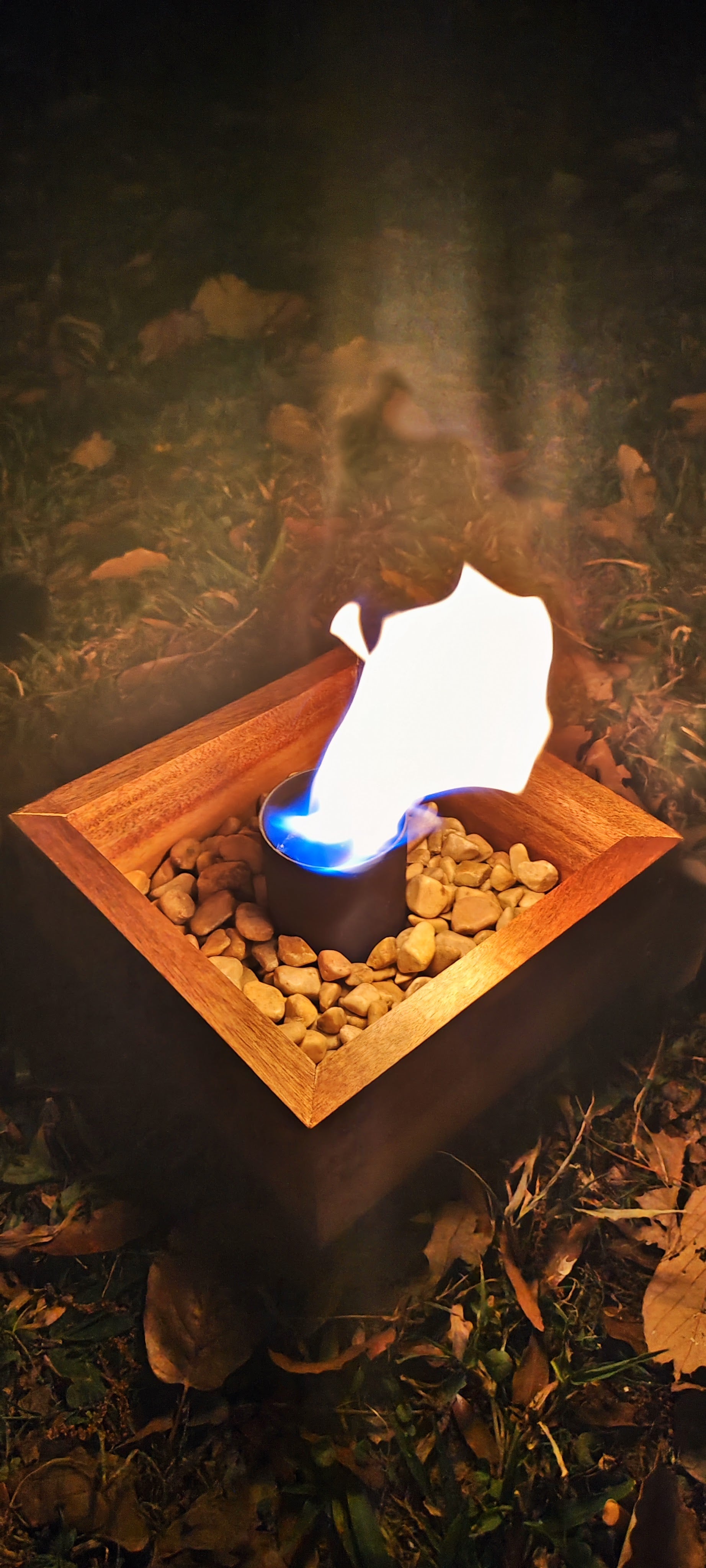 Chimenea Cuadrada de Bioetanol 25 x 25cm
