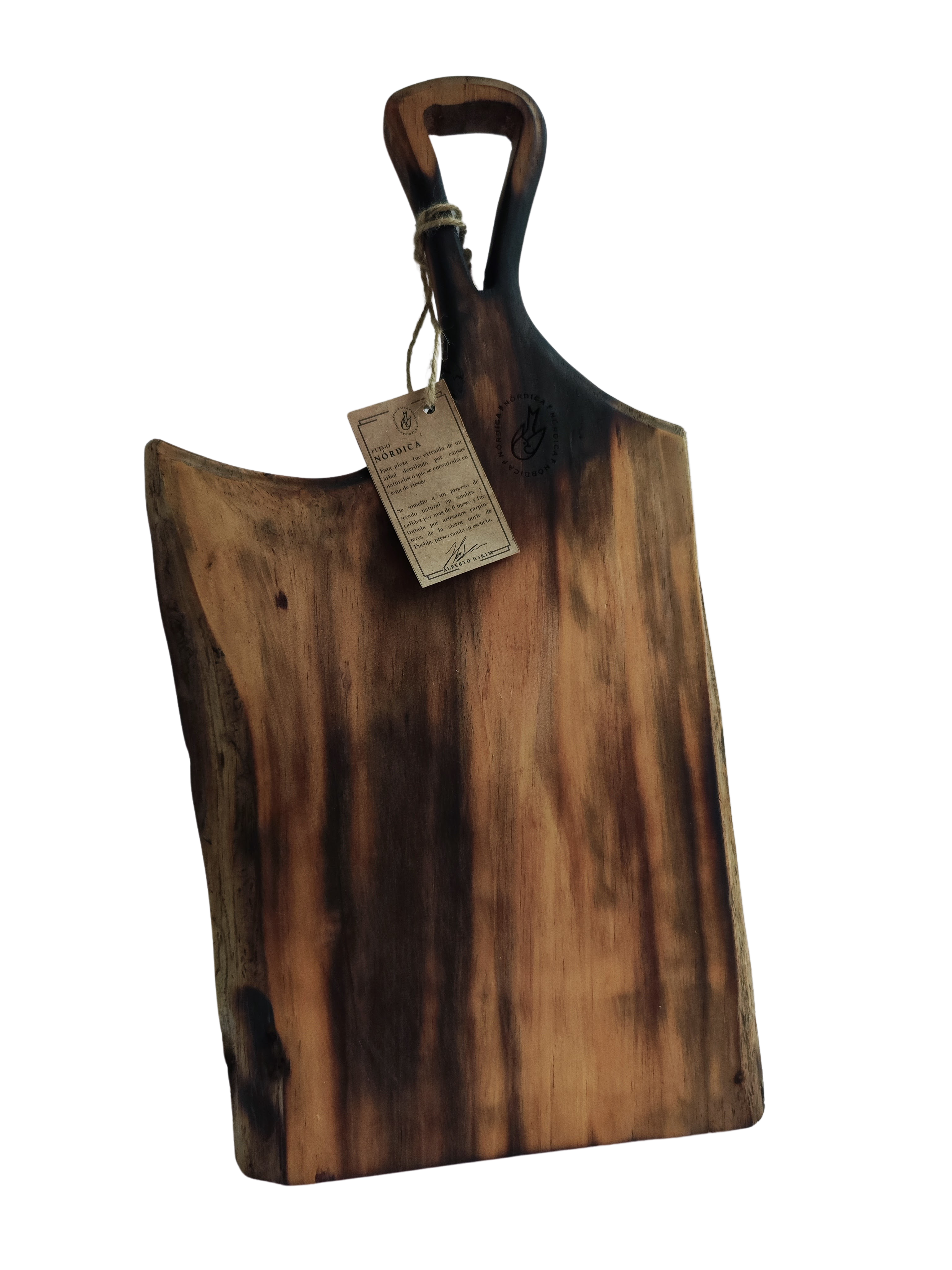 Tabla Parrillera Madera para Carnes, Quesos, Charcuteria 60 a 70cm